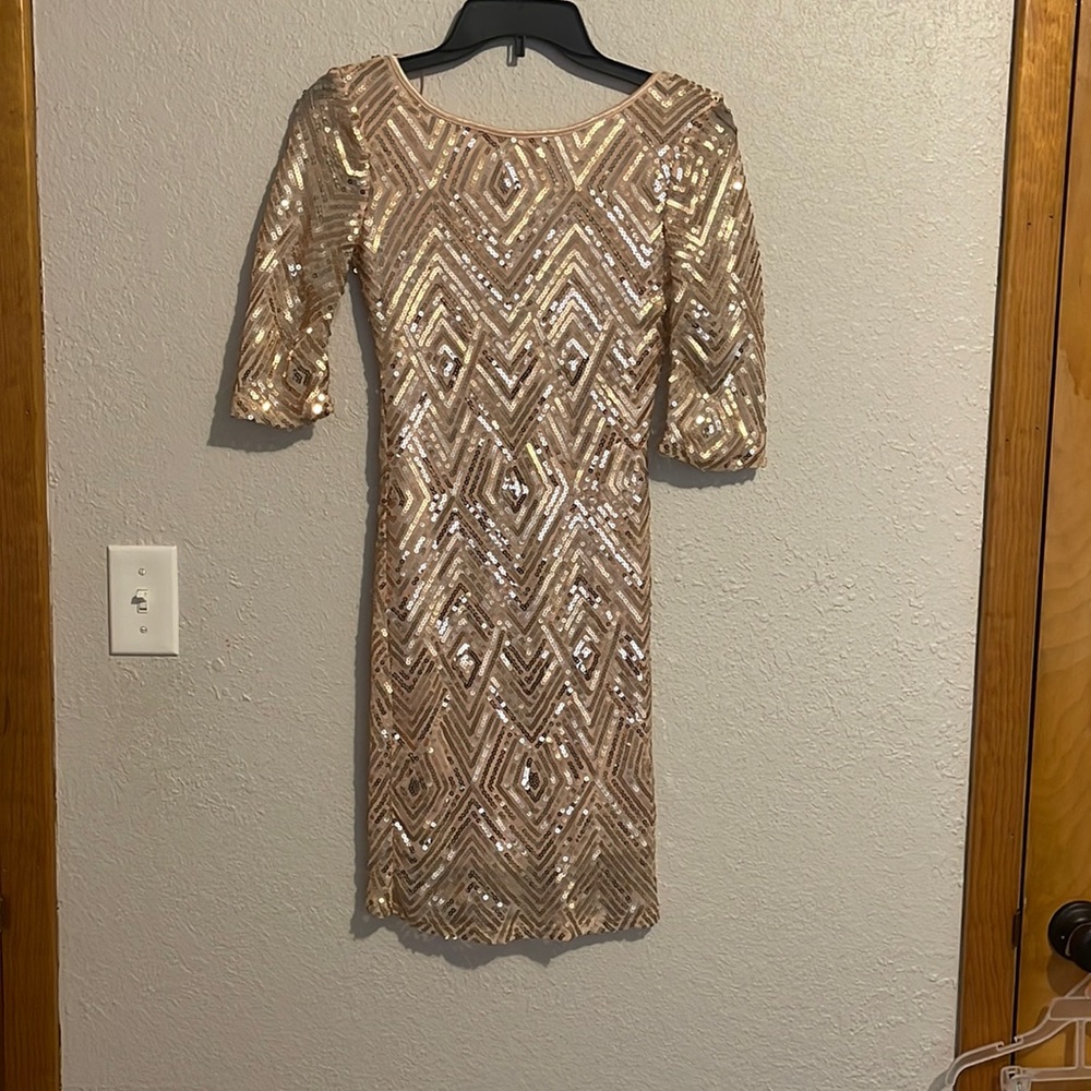Sequin, light Pink, Cocktail dress.